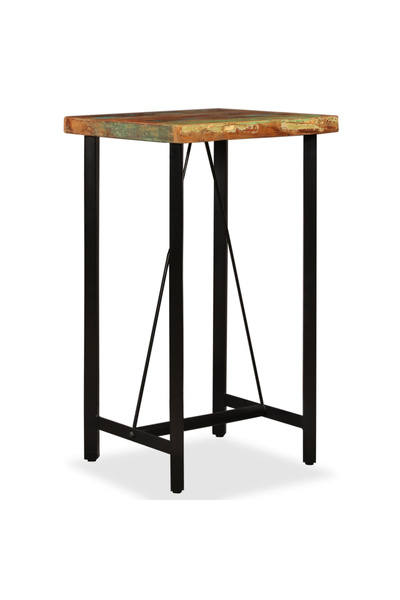 Concept Τραπέζι μπαρ, 60 x 60 x 107 εκ., από μασίφ ανακυκλωμένο ξύλο