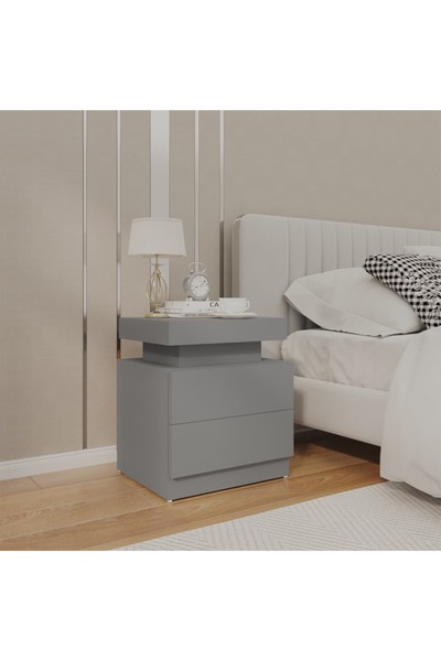 Concept Noptieră, gri, 45x35x52 cm, PAL