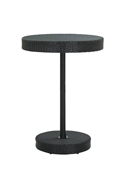 Concept Garden table, black 75.5 x 106 cm, polyrattan