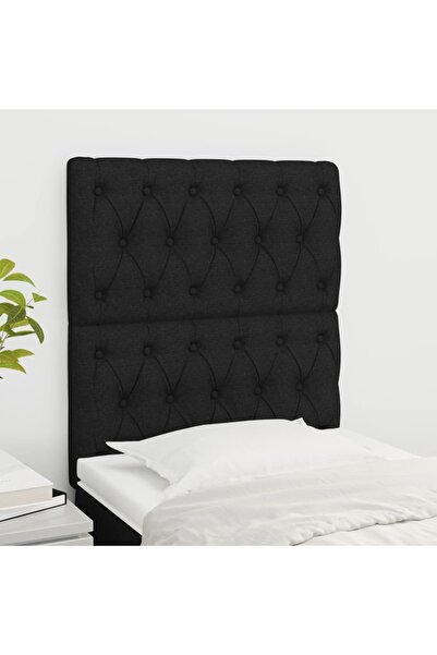 Concept Κομοδίνα, 2 τεμ., μαύρο, 80x7x78/88 cm, ύφασμα