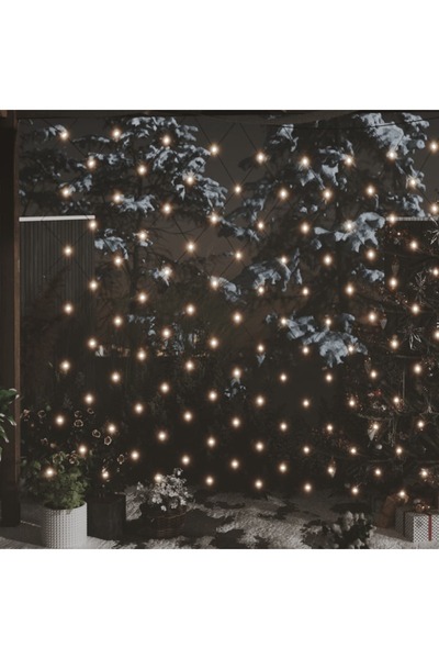 Concept Plasă luminoasă de Crăciun, alb cald, 3x2 m, 204 LED, int/ext