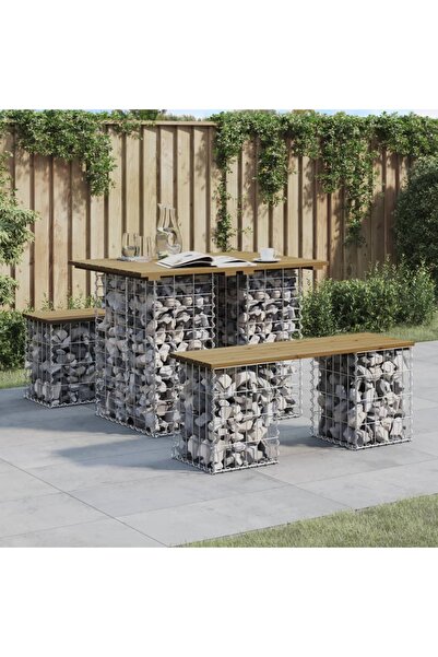 Concept Παγκάκι κήπου, σχέδιο γκαζόν, 100x70x72 cm, εμποτισμένο ξύλο πεύκου