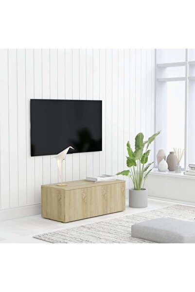 Concept Comodă TV, stejar Sonoma, 80 x 34 x 30 cm, PAL