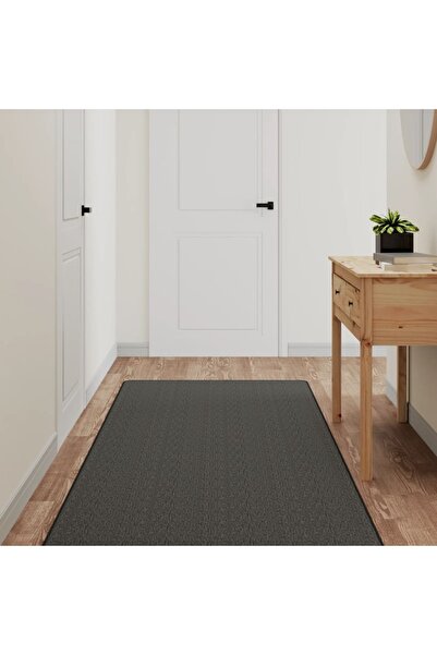 Concept Covor traversă aspect sisal, antracit, 80x300 cm