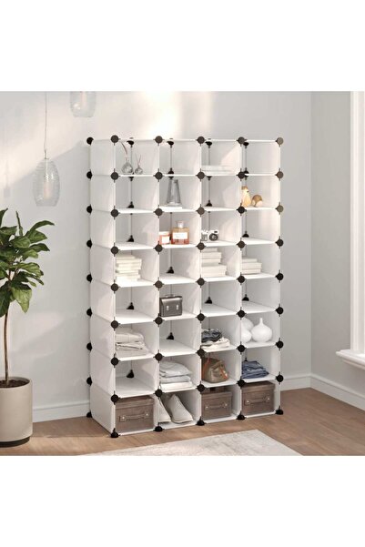 Concept Διαφανής παπουτσοθήκη, 93x36,5x140 εκ., PP