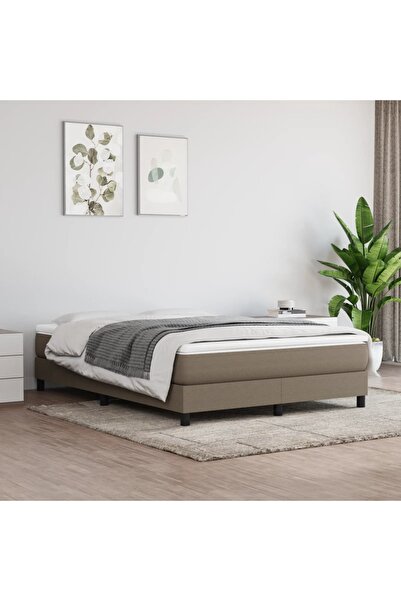 Concept Στρώμα κρεβατιού με ελατήρια, γκρι-μπεζ, 140x190x20 cm, ύφασμα