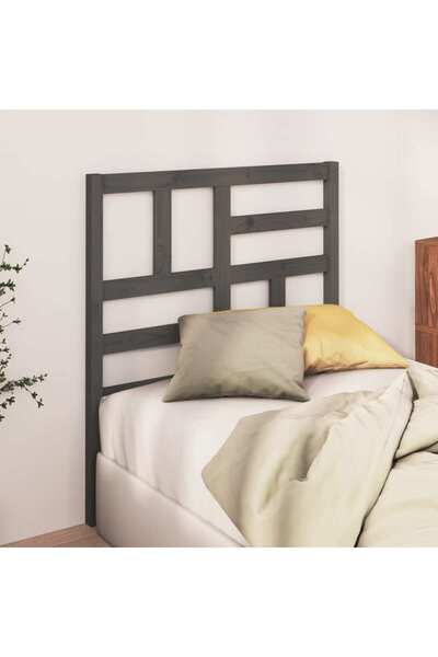 Concept Κομοδίνο, γκρι, 106x4x104 cm, μασίφ ξύλο πεύκου