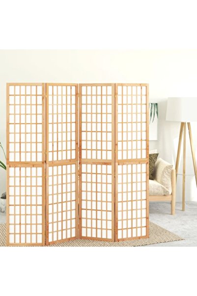 Concept Paravan pliabil de cameră, 4 panouri, 160x170 cm, stil japonez