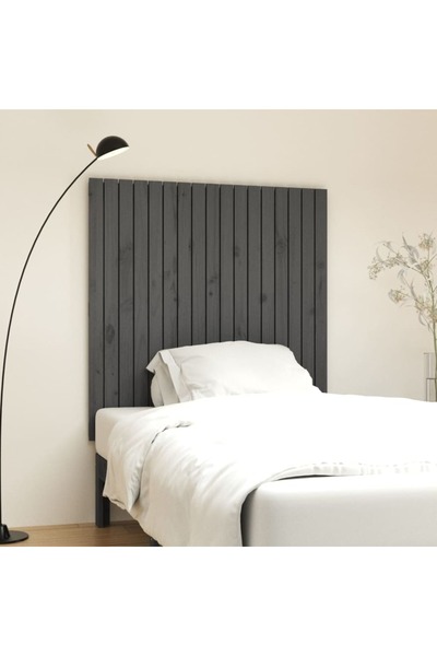Concept Κεφαλάρι τοίχου, γκρι, 108x3x110 cm, μασίφ ξύλο πεύκου