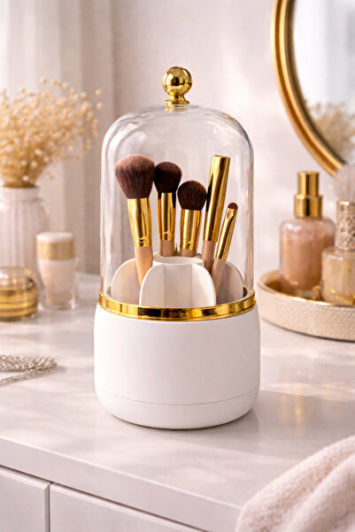 Pazar Kapısı Organizator de machiaj cu 7 compartimente cu capac, organizator ...