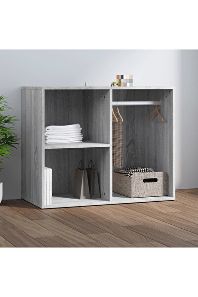 Concept Dulap de dressing, gri sonoma, 80x40x65 cm, lemn compozit