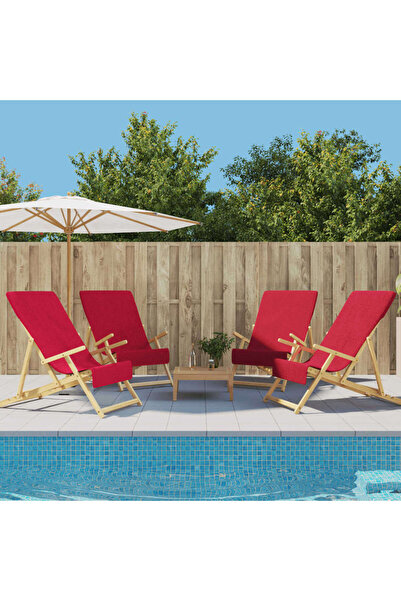 Concept Prosoape de plajă, 4 buc., vișiniu, 60x135 cm, textil, 400 GSM