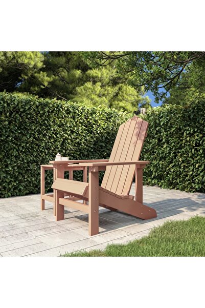 Concept Adirondack garden chair, brown, HDPE