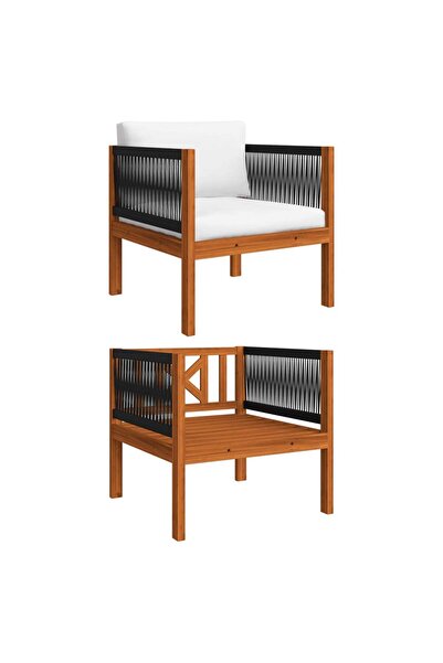 Concept Καρέκλα κήπου με Μαξιλάρι, από μασίφ ξύλο ακακίας