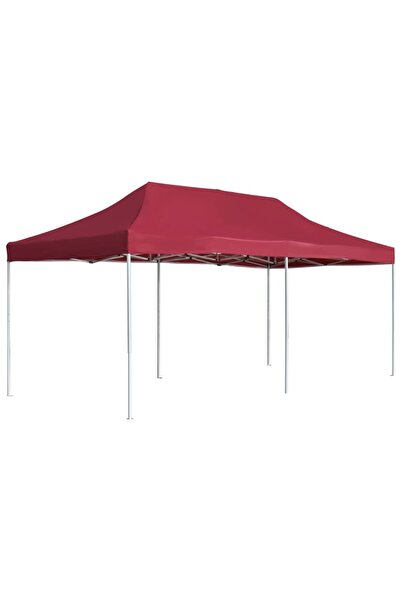 Concept Επαγγελματική πτυσσόμενη σκηνή πάρτι, κόκκινο κρασί, 6x3μ, αλουμίνιο