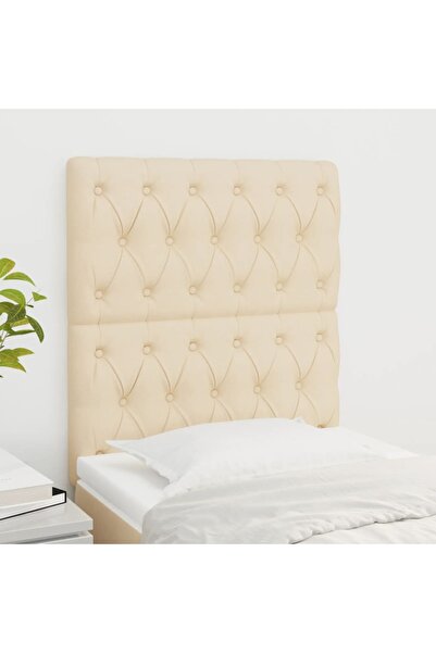 Concept Κομοδίνα, 2 τεμ., κρεμ, 80x7x78/88 cm, ύφασμα