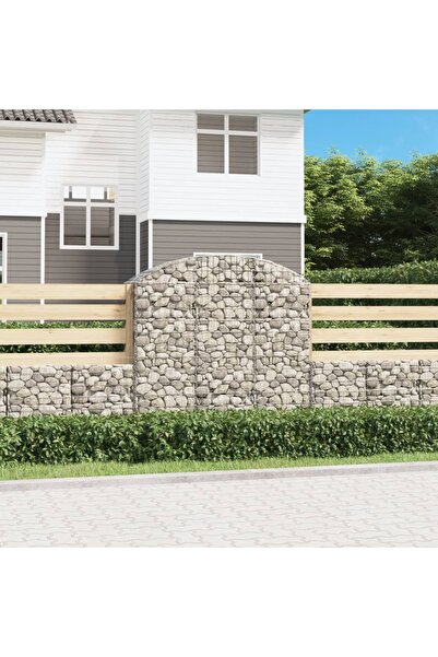 Concept Coș gabion arcuit, 150x50x140/160 cm, fier galvanizat