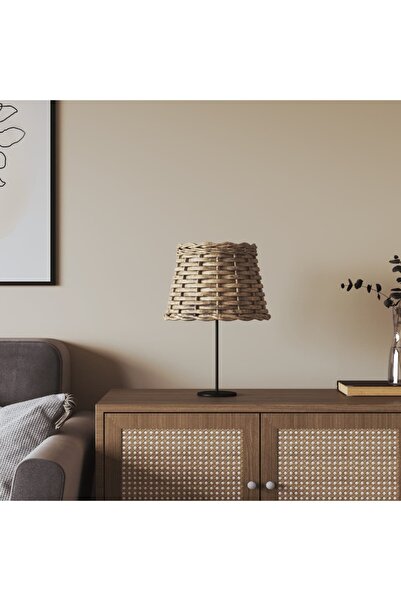 Concept Καφέ αμπαζούρ Ø20x15 εκ. από ψάθα