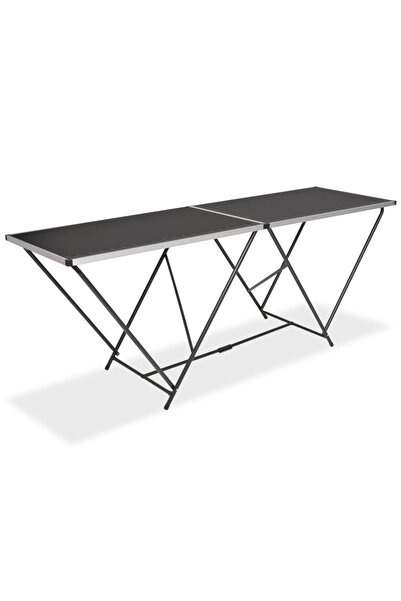 Concept Masă de lipire pliabilă, 200 x 60 x 78 cm, MDF și aluminiu