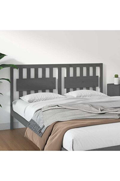 Concept Κομοδίνο, γκρι, 165,5x4x100 εκ., μασίφ ξύλο πεύκου