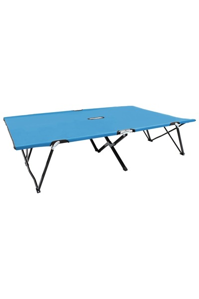 Concept Πτυσσόμενη ξαπλώστρα για 2 άτομα, μπλε, ατσάλινη