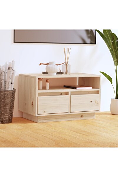 Concept Comodă TV, 60x35x37 cm, lemn masiv de pin