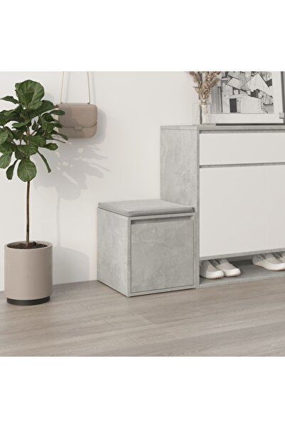 Concept Κουτί συρταριών, γκρι σκυροδέματος, 40,5x40x40 εκ., σύνθετο ξύλο