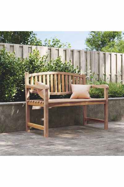 Concept Παγκάκι κήπου, 114x59x87 εκ., μασίφ ξύλο τικ