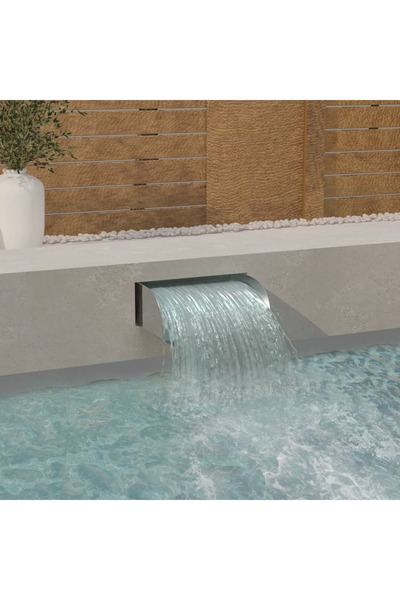 Concept Cascadă cu LED-uri, 45x34x14 cm, oțel inoxidabil 304