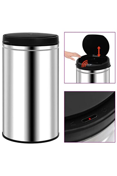 Concept Coș de gunoi automat cu senzor, 60 L, oțel inoxidabil