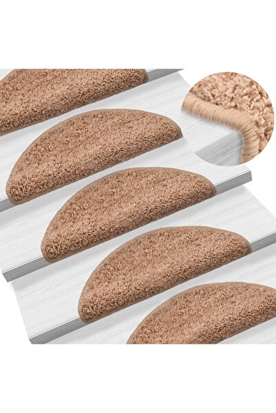 Concept Covorașe pentru trepte scară, 15 buc., bej, 56x20 cm