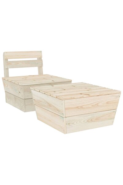 Concept Set mobilier de grădină, 2 piese, lemn de molid tratat