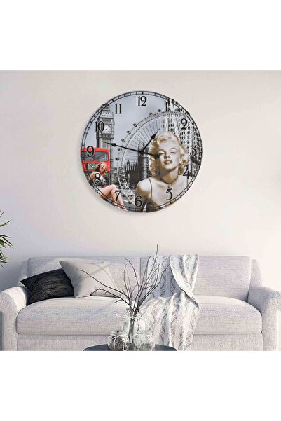 Concept Ceas de perete vintage Marilyn Monroe, 60 cm