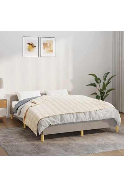 Concept Pătură cu greutăți, crem deschis, 138x200 cm, 10 kg, textil