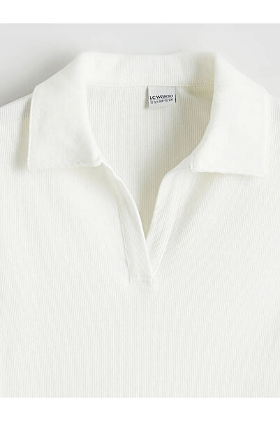 LC Waikiki LCW Kids Pembe Polo Yaka Kız Çocuk Tişört