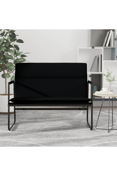 Concept Πάγκος, μαύρος, 100x64x80 cm, ύφασμα