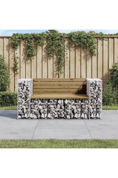 Concept Παγκάκι κήπου, σχέδιο γκαζόν, 143x71x65,5cm, εμποτισμένο ξύλο πεύκου