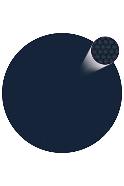 Concept Folie solară plutitoare piscină, negru/albastru, 356 cm, PE