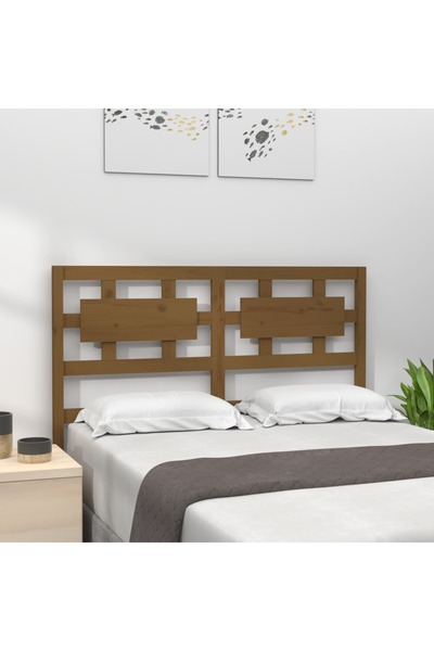 Concept Tăblie de pat, maro miere, 165,5x4x100 cm, lemn masiv de pin