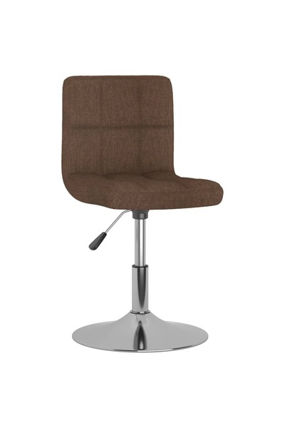 Concept Scaun de bucătărie pivotant, maro, material textil