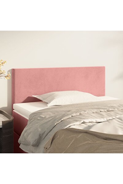 Concept Tăblie de pat, roz, 90x5x78/88 cm, catifea