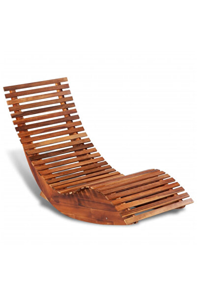 Concept Κουνιστή πολυθρόνα από ξύλο ακακίας