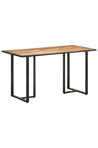 Concept Masă de bucătărie, 140 cm, lemn de mango brut