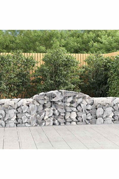 Concept Coșuri gabion arcuite 11 buc, 300x50x60/80 cm, fier galvanizat