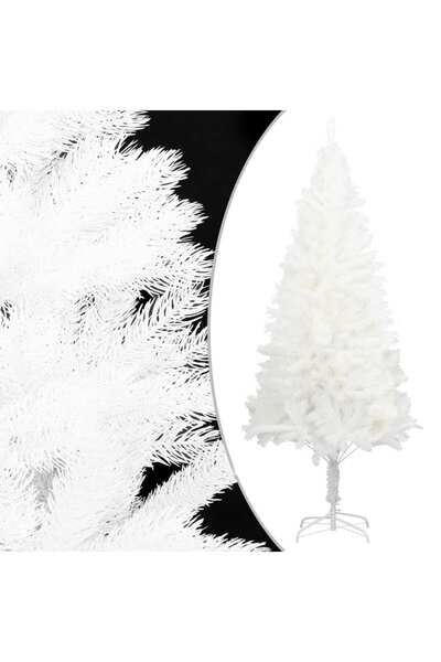 Concept Τεχνητό χριστουγεννιάτικο δέντρο, σε σχήμα βελόνας, λευκό, 210 εκ.