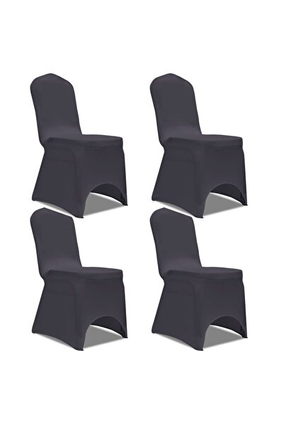 Concept Husă de scaun elastică, 4 buc., antracit