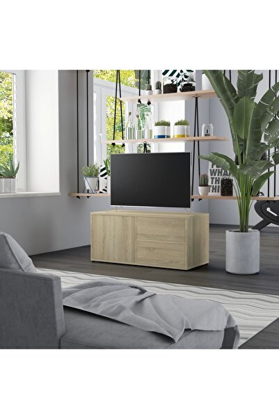 Concept Comodă TV, stejar Sonoma, 80 x 34 x 36 cm, PAL