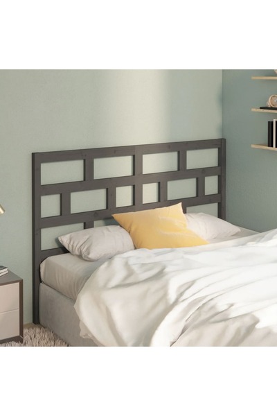 Concept Κομοδίνο, γκρι, 156x4x100 cm, μασίφ ξύλο πεύκου