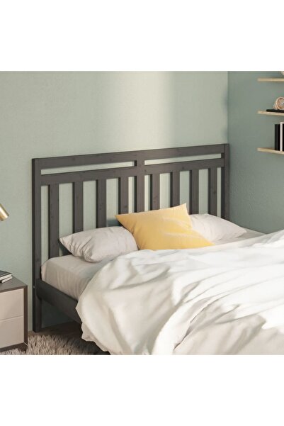 Concept Tăblie de pat, gri, 156x4x100 cm, lemn masiv de pin