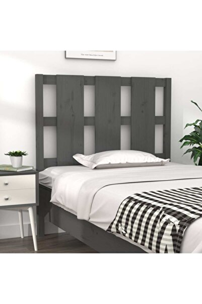 Concept Κομοδίνο, γκρι, 95,5x4x100 cm, μασίφ ξύλο πεύκου